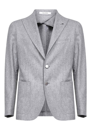 Tagliatore Peak Lapel Two-button Jacket - Grey