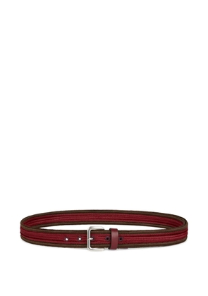 ETRO woven leather belt - Red