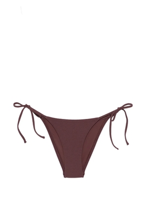 Matteau crinkle-textured bikini bottoms - Brown