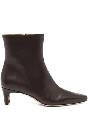 STAUD 50mm Wally ankle boots - Brown