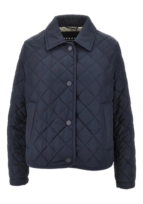 Weekend Max Mara quilted polo-collar jacket - Blue
