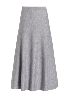 Gabriela Hearst Freddie knitted midi skirt - Grey