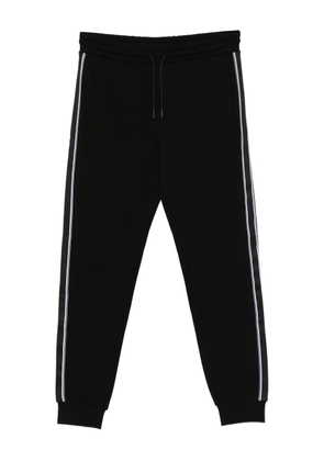 Karl Lagerfeld stripe-detail track pants - Black