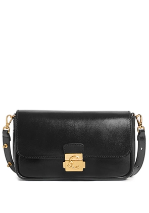 Coccinelle mini logo-embellished shoulder bag - Black