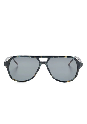 Thom Browne Eyewear pilot-frame sunglasses - Blue