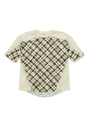 Nike x KNWLS check-pattern T-shirt - Neutrals