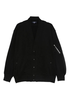 Comme des Garçons Homme button-fastening pocket cardigan - Black