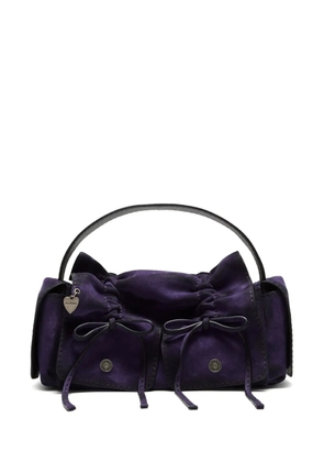 Acne Studios Multipocket heart-charm shoulder bag - Purple