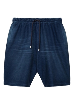 LOEWE logo-patch shorts - Blue