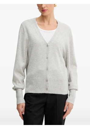 BOSS buttoned V-neck cardigan - Grey