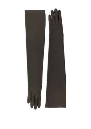 The Row Simon lamb-skin gloves - Brown