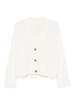 LouLou de Saison button-fastening ribbed cardigan - Neutrals