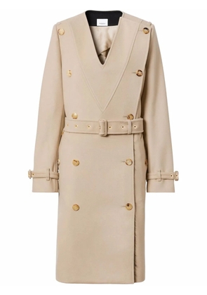 Burberry double-breasted trench coat - Neutrals