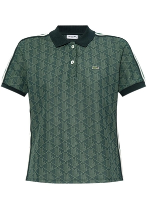 Lacoste jacquard monogram polo shirt - Green