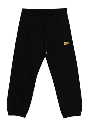 Versace Jeans Couture logo-plaque sweatpants - Black