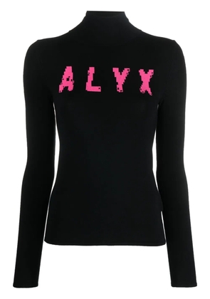 1017 ALYX 9SM logo intarsia-knit jumper - Black