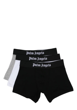 Palm Angels logo-waistband boxers (pack of three) - Black
