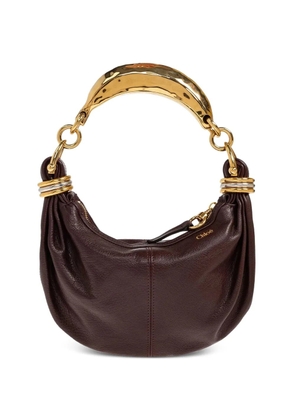 Chloé mini Bracelet leather shoulder bag - Brown