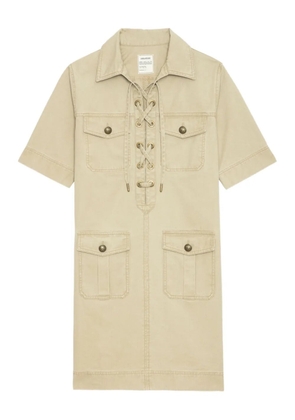 Zadig&Voltaire Record shirt dress - Neutrals