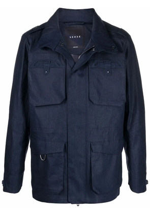 Sease Endurance linen field jacket - Blue