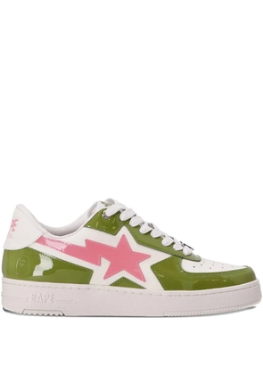 A BATHING APE® star-lightning sneakers - Green
