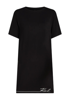 Karl Lagerfeld Signature logo nightdress - Black