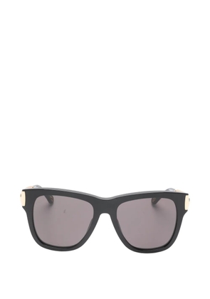 Chloé Eyewear gold-tone rectangle sunglasses - Black