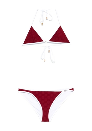 Gucci GG terrycloth geometric-print bikini - Red
