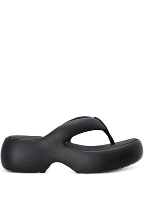 Melissa Free Fuzzy flip-flops - Black