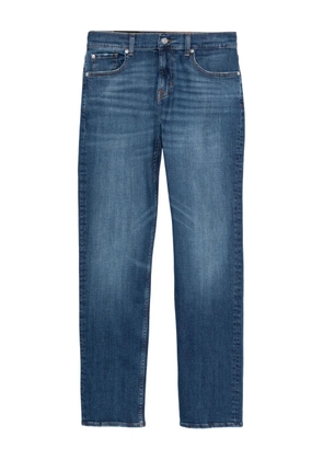 7 For All Mankind whiskering-effect jeans - Blue