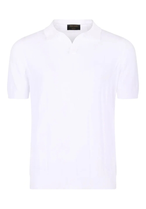 Gran Sasso ribbed polo shirt - White