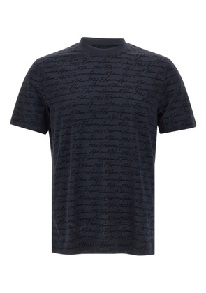 Emporio Armani logo T-shirt - Blue
