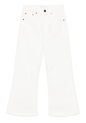 Victoria Beckham logo-patch jeans - White