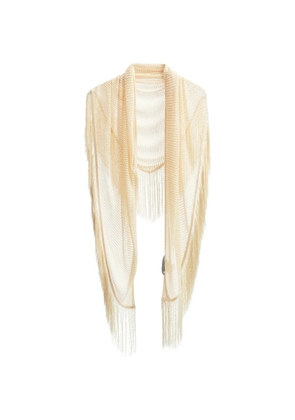 OUR LEGACY Triangolo fringed scarf - Neutrals
