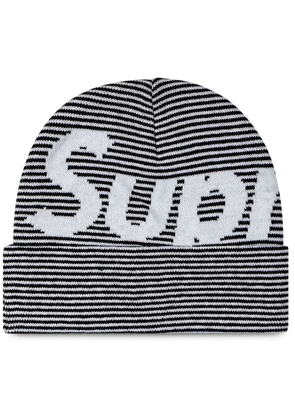 Supreme Big Logo knitted beanie - Black