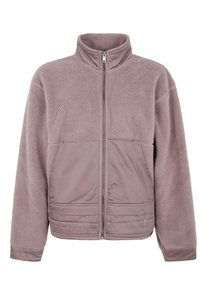 adidas fleece zip-up sweatshirt - Pink