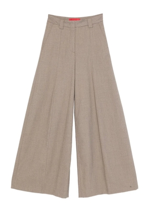 THELATEST pleat-detail cotton trousers - Neutrals