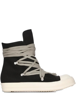 Rick Owens DRKSHDW lace-up high-top trainers - Black