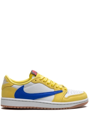Jordan x Travis Scott Air Jordan 1 Retro Low 'Canary' sneakers - Neutrals