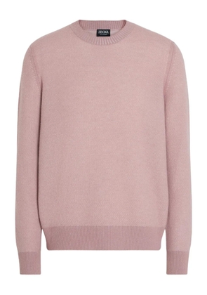 Zegna cashmere crewneck sweater - Pink