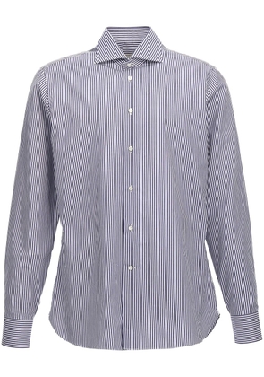 BORRIELLO NAPOLI striped shirt - Blue