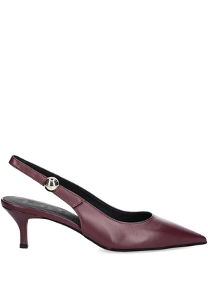 Furla pointed-toe slingback pumps - Purple