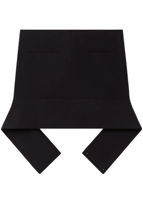 Courrèges belted mini skirt - Black