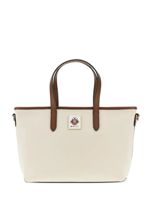 Bally logo-plaque tote bag - Neutrals