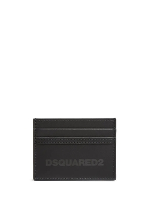 DSQUARED2 logo-print card holder - Black