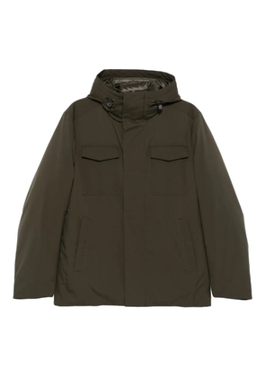 Montecore hooded flap-pocket jacket - Green