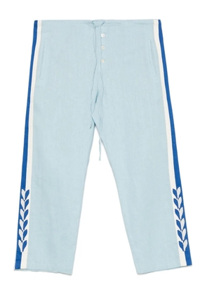 BODE Seedling Stripe trousers - Blue