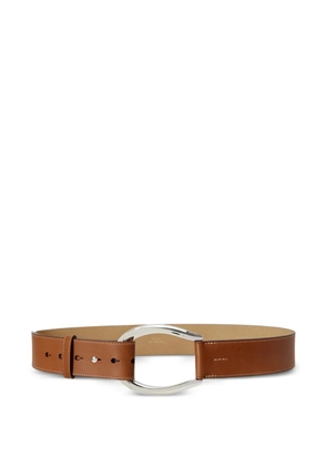 Polo Ralph Lauren stirrup buckle leather belt - Brown