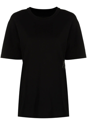 Alexander Wang rubberised logo cotton T-shirt - Black