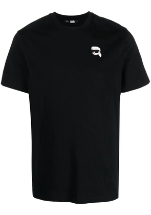 Karl Lagerfeld Ikon organic-cotton T-shirt - Black